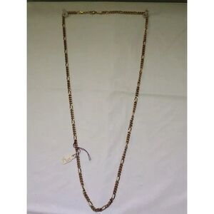 Gold plated 2mm Figaro chain 30"